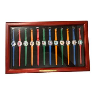Pillsbury Doughboy Watch Collection Set 12 Piece Multi Color Wood Case‎